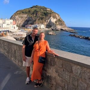 Lulu’s Orange Sleeveless Dress